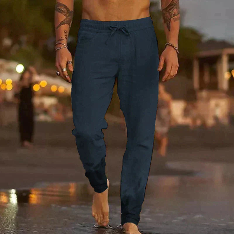 Mode Lumiére ™ | Pantalon de plage en lin