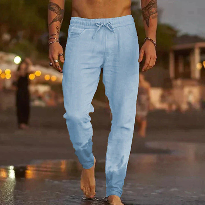 Mode Lumiére™ | Tenue de plage en lin Matteo