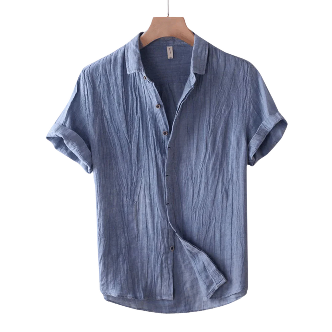 Mode Lumiére™ | Chemise élégante à manches courtes avec boutons