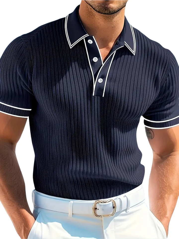 Mode Lumiére™| Polo élégant à manches courtes