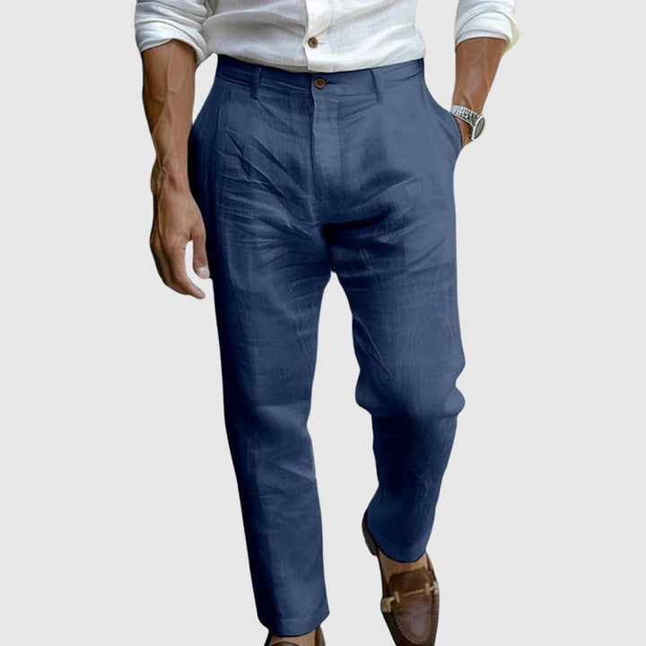 Mode Lumiere™|  Pantalon en lin de luxe