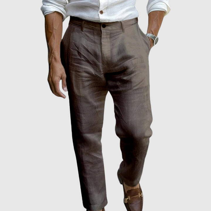 Mode Lumiere™|  Pantalon en lin de luxe