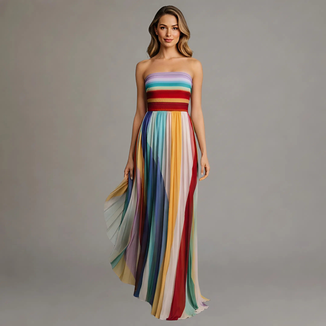 Mode Lumiére™ | Robe Maxi Lumière Colorée