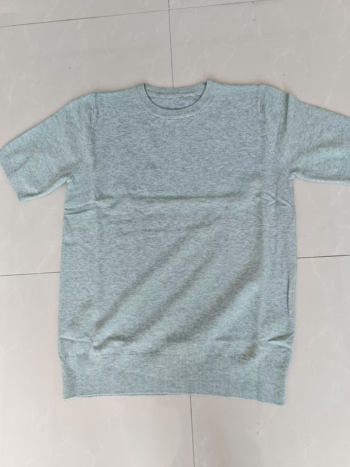 LAURENT MONACO | T-SHIRT EN MAILLE REFINÉ POUR HOMMES