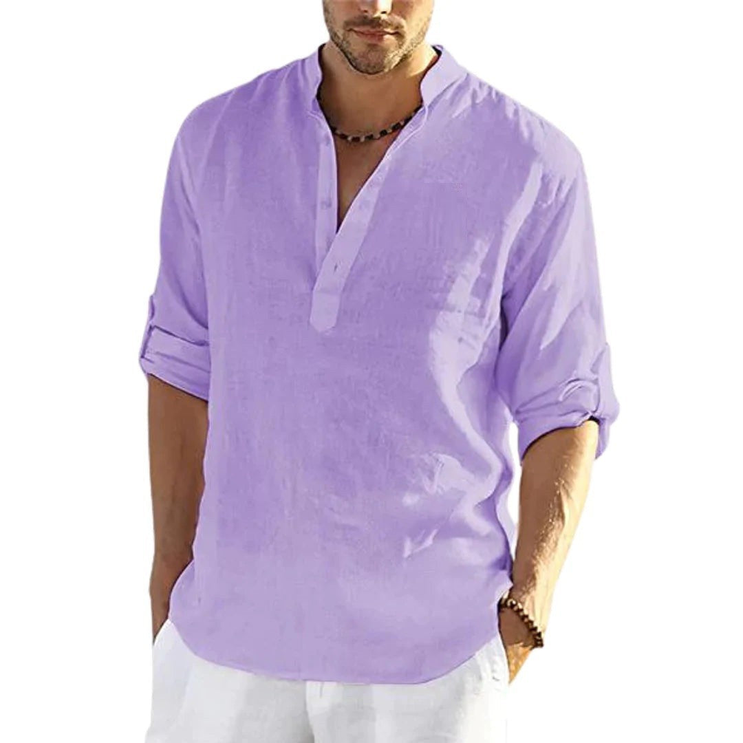 LAURENT MONACO | CHEMISE EN LIN D'ÉTÉ POUR HOMMES
