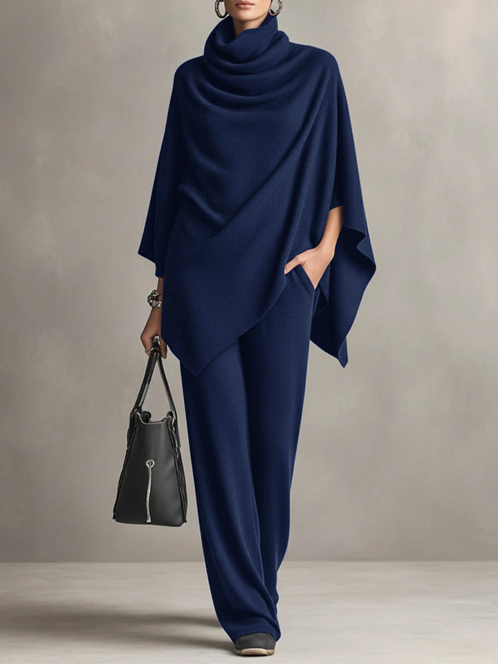 Sabriina™ | Ensemble Chic à Drapé Deux Pièces