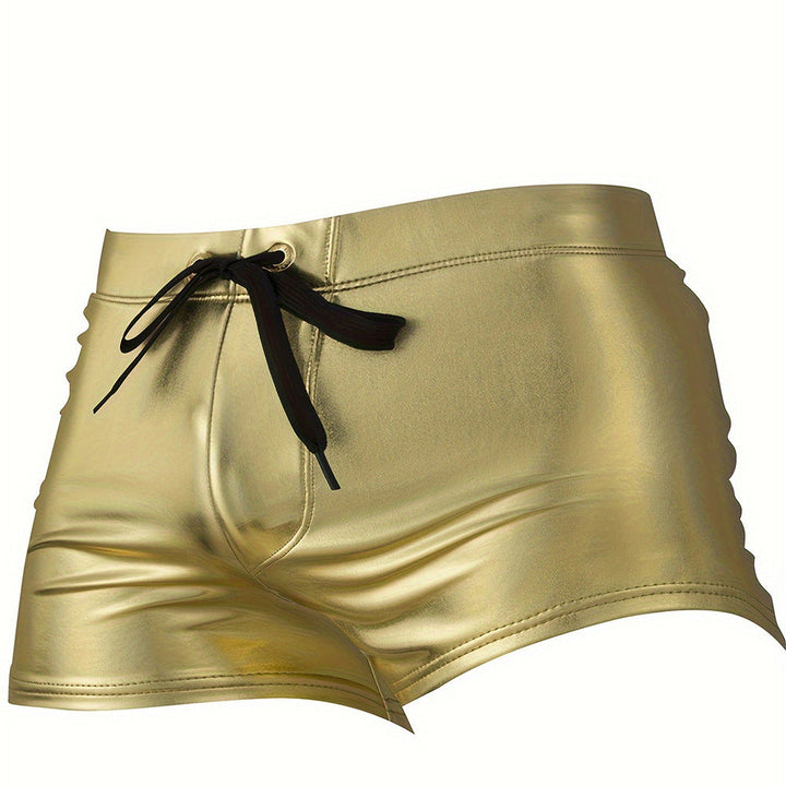 Mode Lumiére™  | Short de Bain Gold Prestige