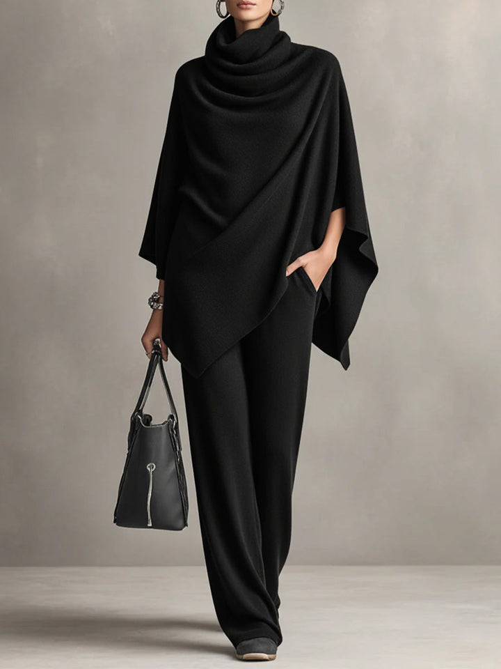 Sabriina™ | Ensemble Chic à Drapé Deux Pièces