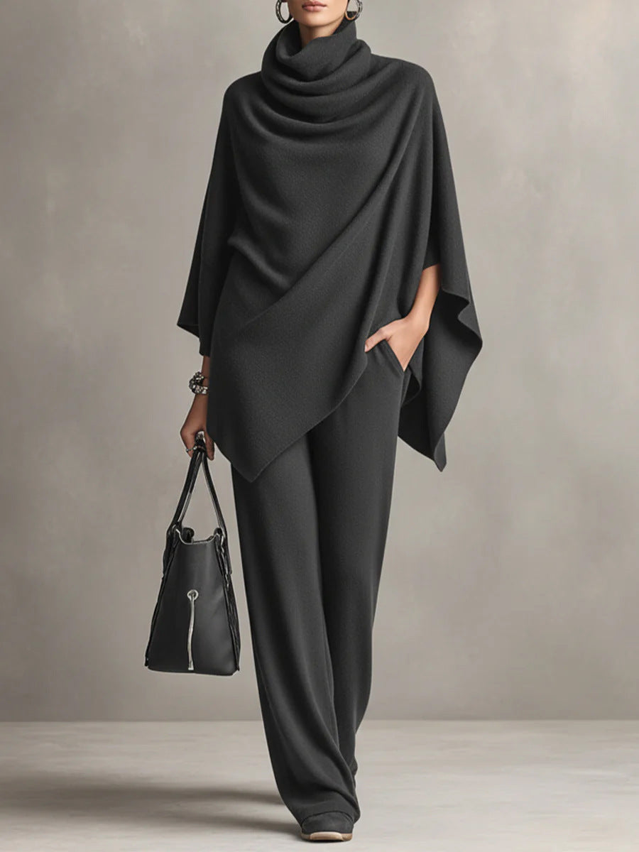 Sabriina™ | Ensemble Chic à Drapé Deux Pièces
