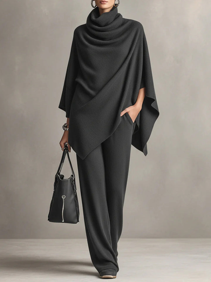 Sabriina™ | Ensemble Chic à Drapé Deux Pièces