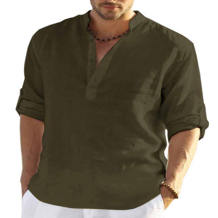 LAURENT MONACO | CHEMISE EN LIN D'ÉTÉ POUR HOMMES