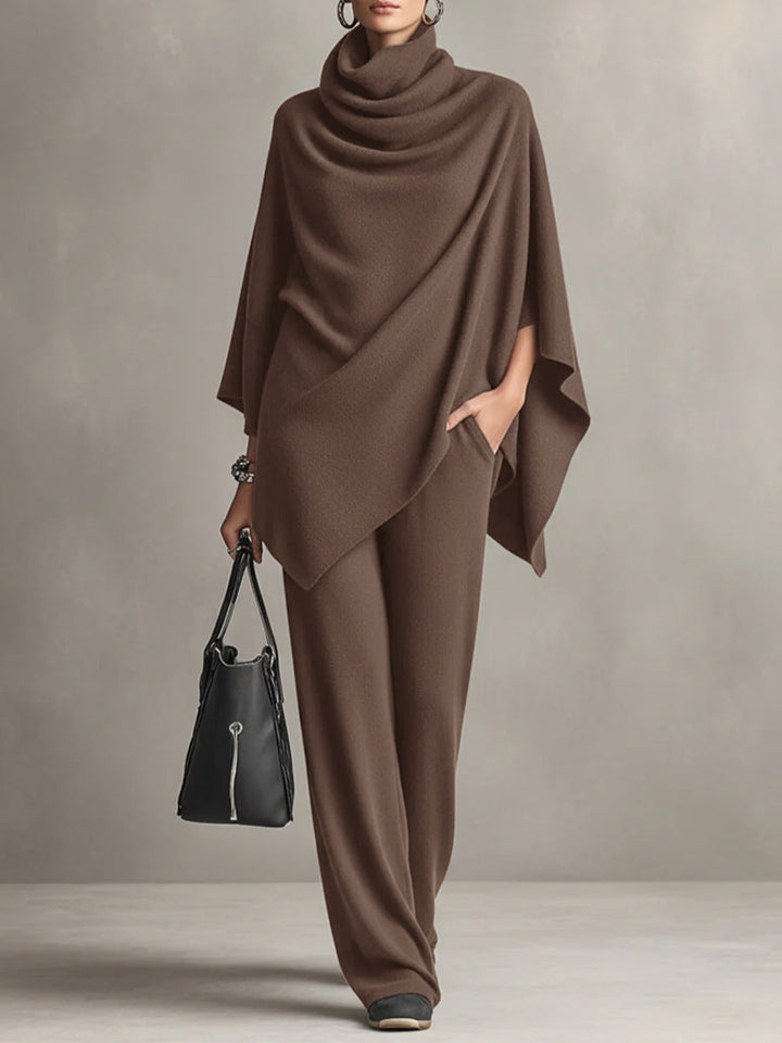 Sabriina™ | Ensemble Chic à Drapé Deux Pièces