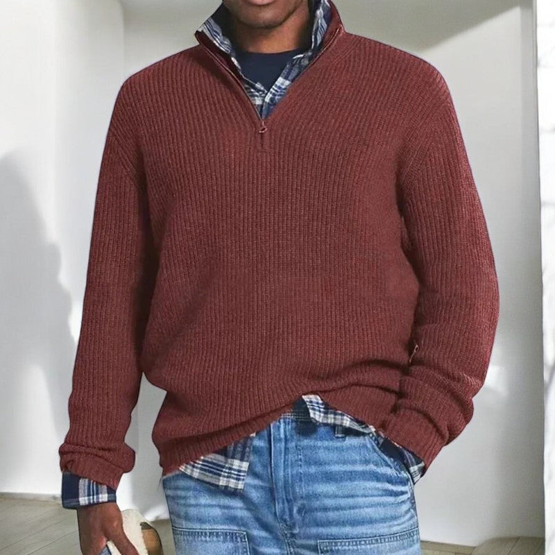 Velinor | Pull à col zippé mi-hauteur
