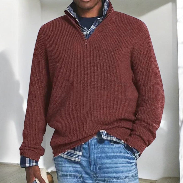 Velinor | Pull à col zippé mi-hauteur