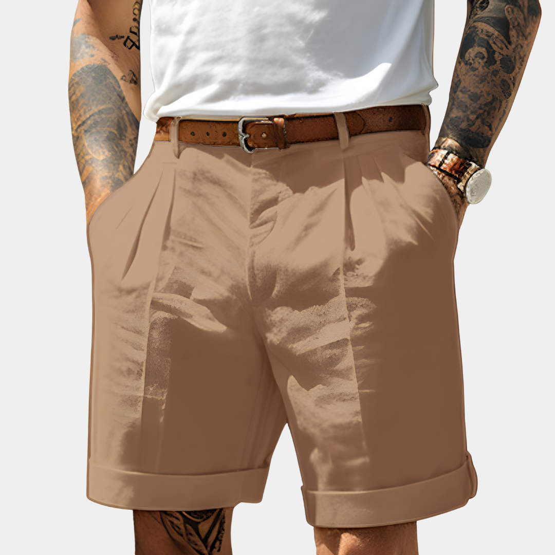 Mode Lumiére™| BERMUDAS ÉLÉGANTS EN COTON RESPIRANT