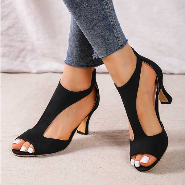 Mode Lumiére™ - Sandales Orthopédiques à Talons