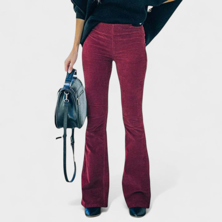 Adriana | Pantalons en velours côtelé évasés