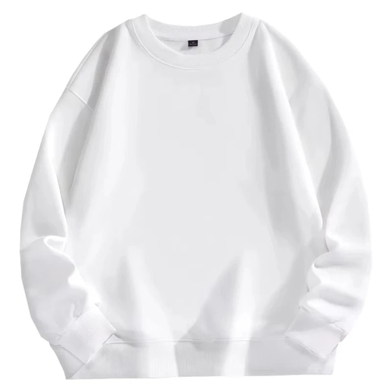 Sweat-shirt à manches longues pour hommes, grande taille, mode décontractée, automne et hiver, haut unisexe Simple et confortable, offre spéciale