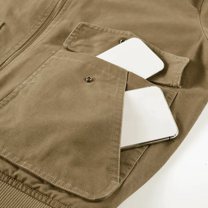 Veste décontractée résistante à l'usure pour hommes, vêtements de travail amples, haut printemps-automne, nouveau Style, respirant, évacuant l'humidité, fermeture à glissière