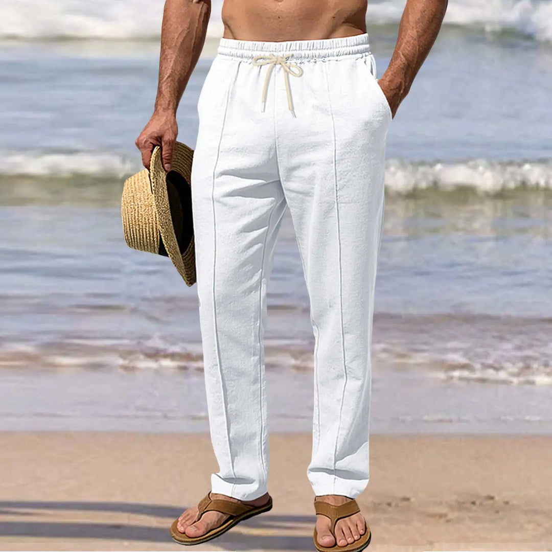 Jean et Marcel™ | Pantalon d'Été Léger à Taille Élastique
