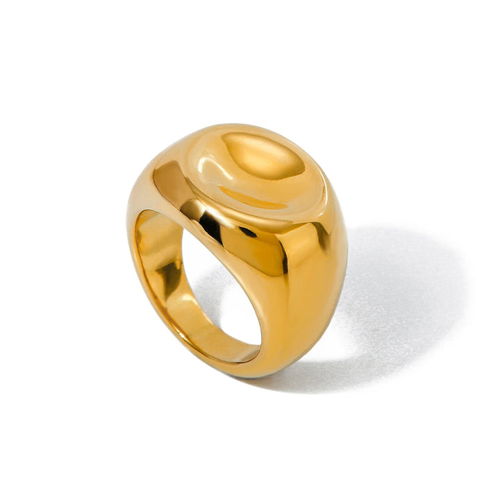 Collection de Bagues Dorées en Acier  – Styles Variés et Élégance Quotidienne