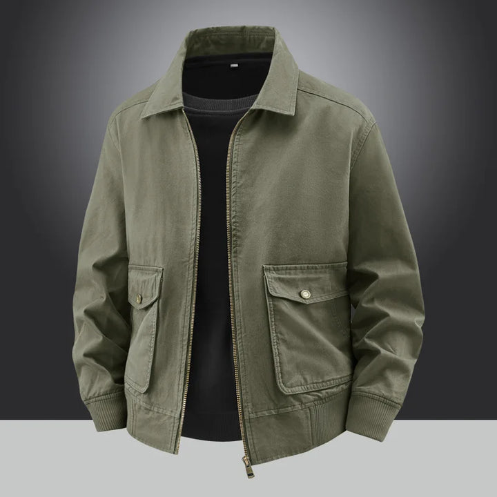 Veste décontractée résistante à l'usure pour hommes, vêtements de travail amples, haut printemps-automne, nouveau Style, respirant, évacuant l'humidité, fermeture à glissière