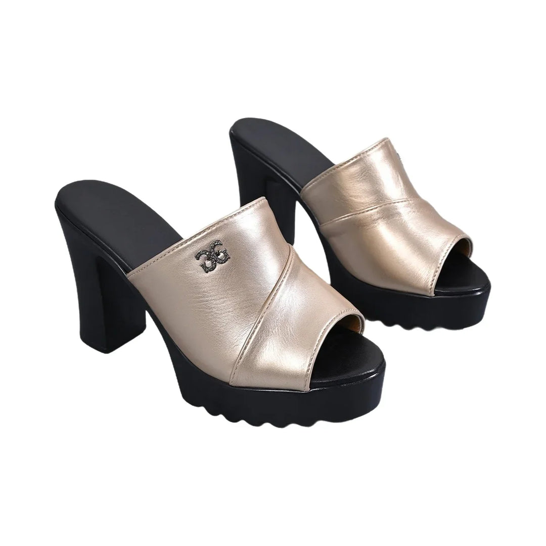 Sandales à Talons Hauts Décontractées pour Femmes Vêtements d'Extérieur 2026 Nouvelle Tendance Sandales à Boucle Sandales à Talons Épais Femmes Été PU Caoutchouc