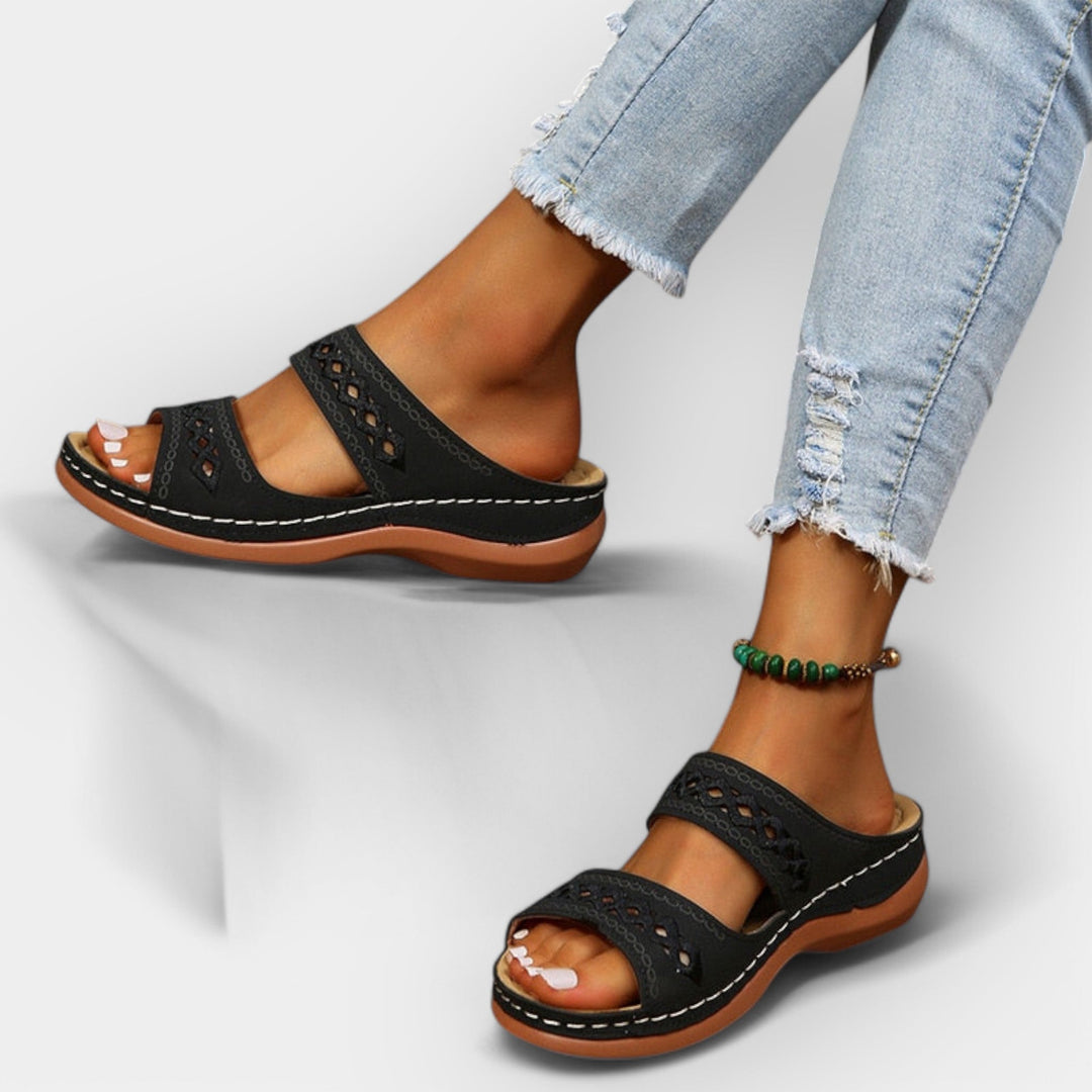 Mode Lumiére™ Sandales Anatomiques au Design Élégant