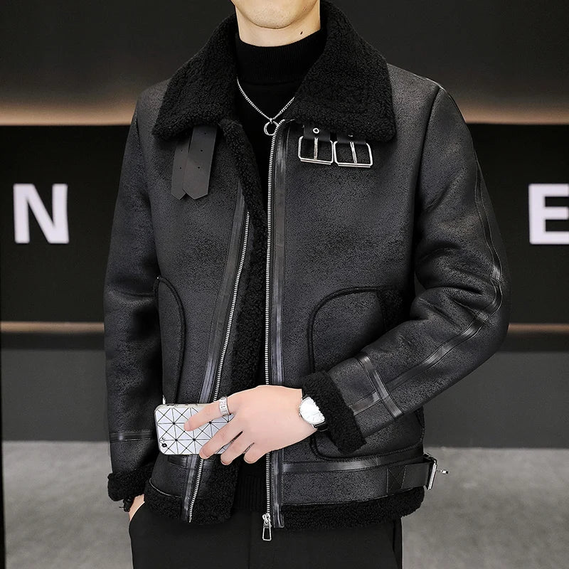 Blouson Moderne Homme Doublé pour un Style Urbain Affirmé