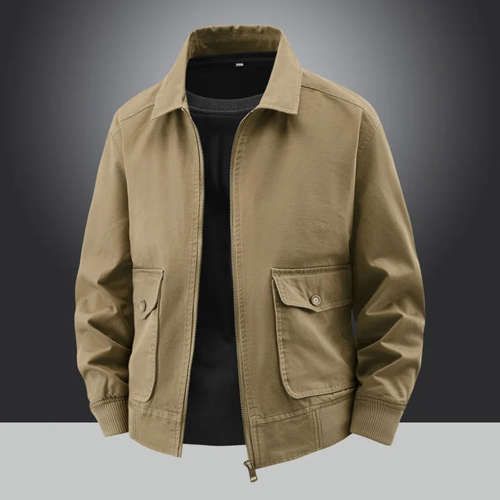 Veste décontractée résistante à l'usure pour hommes, vêtements de travail amples, haut printemps-automne, nouveau Style, respirant, évacuant l'humidité, fermeture à glissière