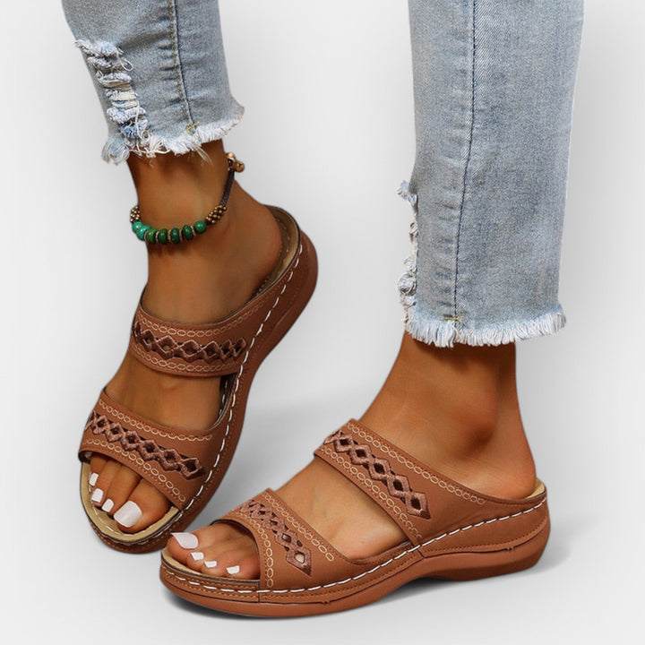Mode Lumiére™ Sandales Anatomiques au Design Élégant
