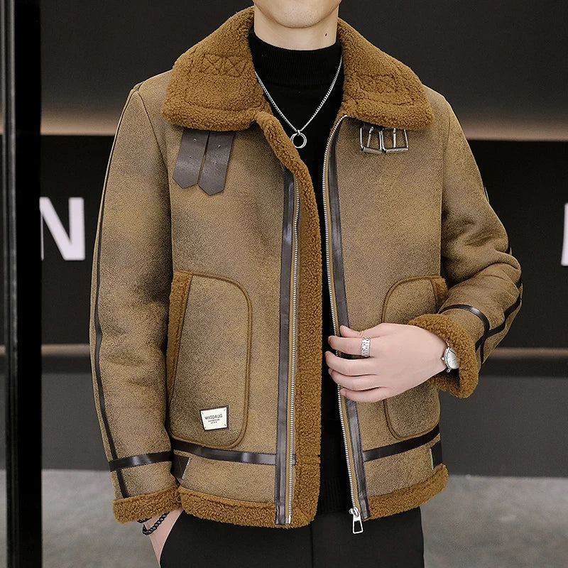 Blouson Moderne Homme Doublé pour un Style Urbain Affirmé