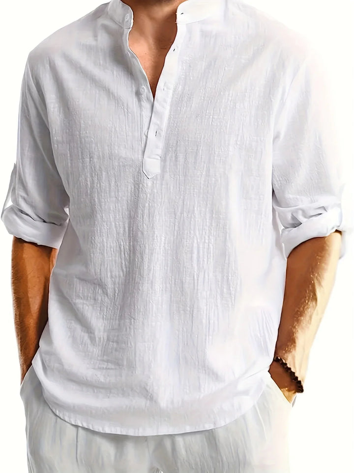 LAURENT MONACO | CHEMISE EN LIN D'ÉTÉ POUR HOMMES