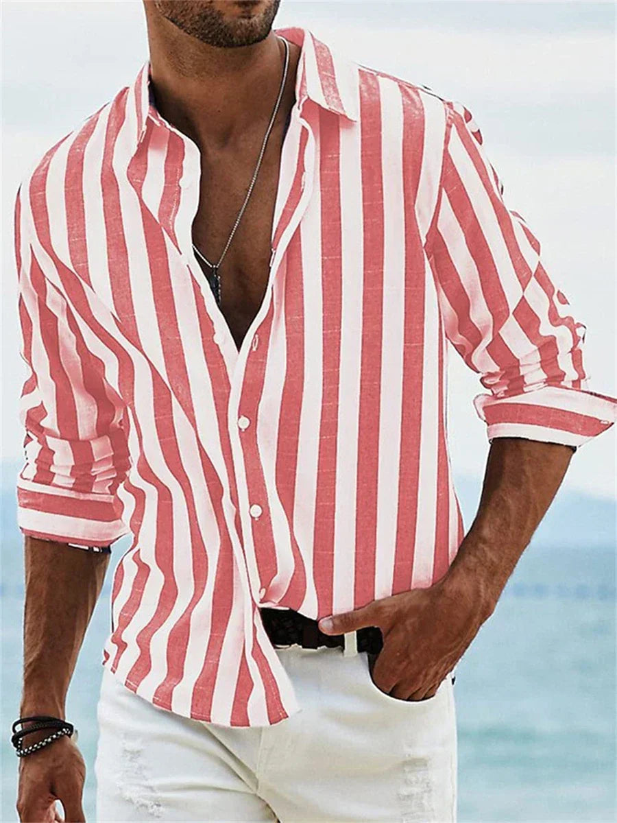 Mode Lumiére™ | Chemise Rayée Été Légère