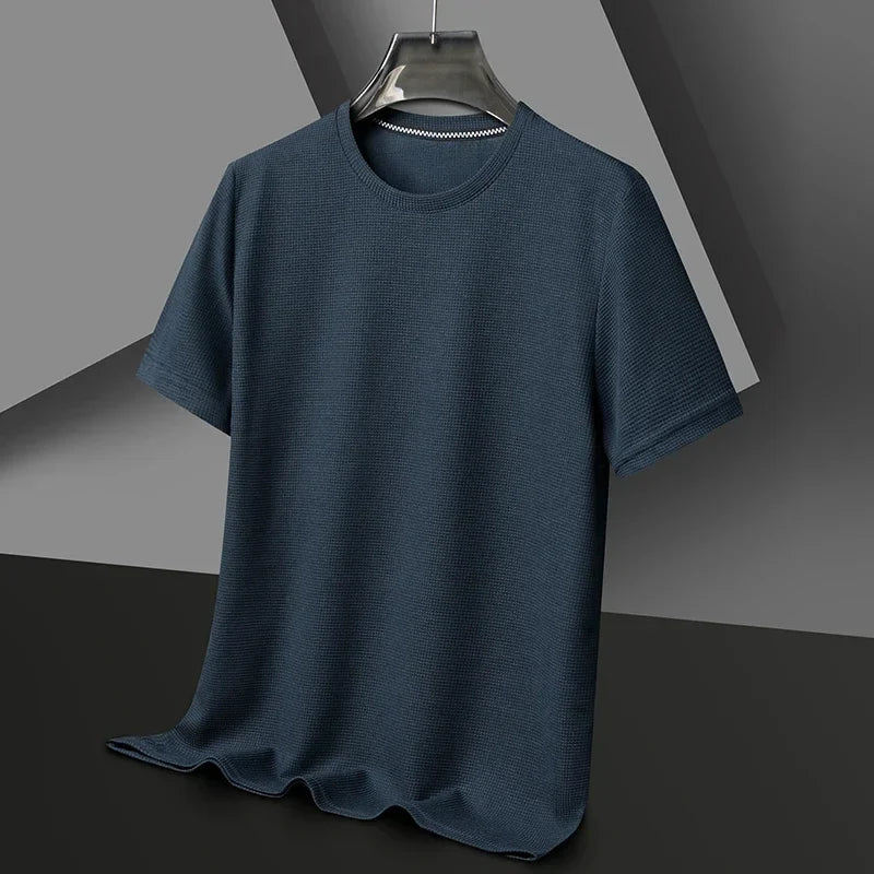 LAURENT MONACO | T-SHIRT GAUFRÉ POUR HOMMES