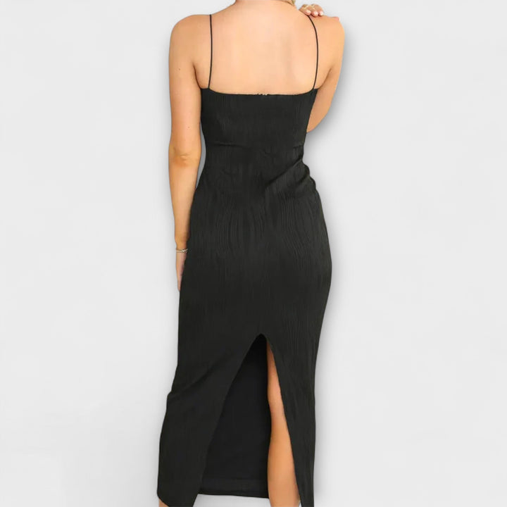 Robes maxi sans manches élégantes avec fronces