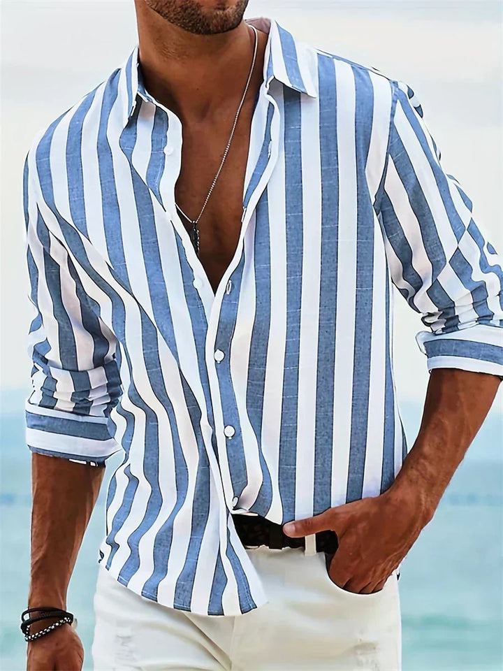 Mode Lumiére™ | Chemise Rayée Été Légère