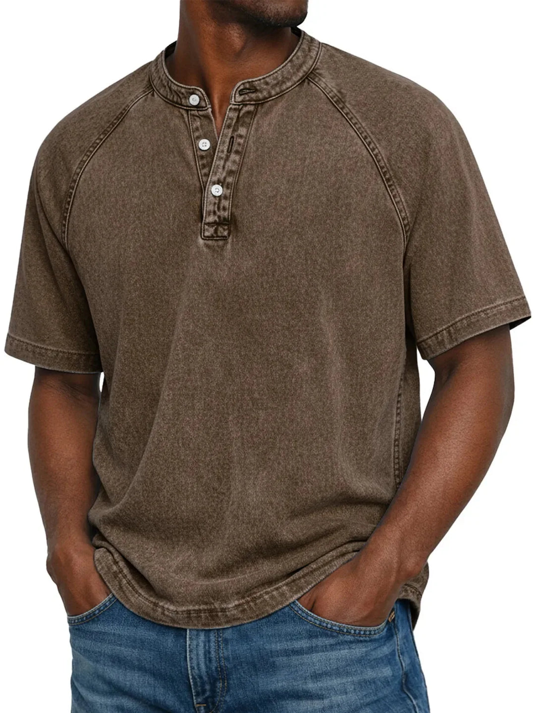 Mode Lumiére™  | Chemise vintage boutonnée pour homme