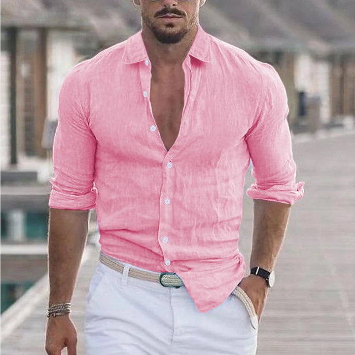 Laurent™ | Chemise Homme Décontractée et Respirante