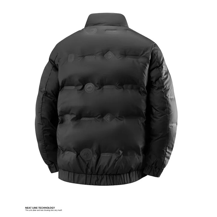 Hiver court doudoune hommes nouveau blanc canard vers le bas manteaux hommes hiver qualité manteau mâle extérieur coupe-vent plus épais chaud Parkas