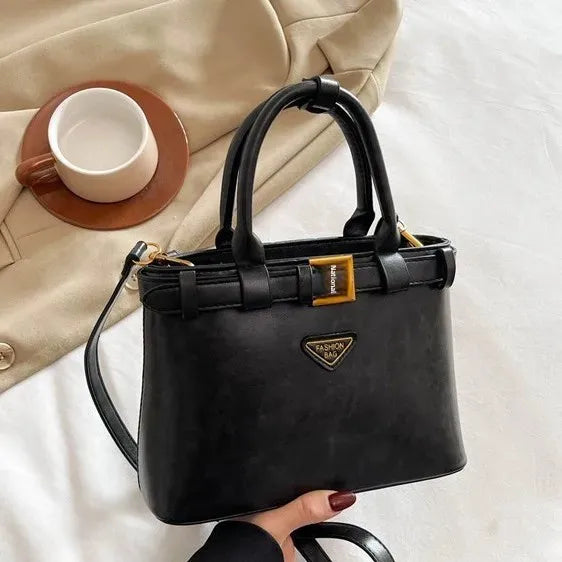 Petit sac carré polyvalent à la mode pour femmes, sac à bandoulière rétro pour dames, sac à main en matériau souple, nouveau modèle automne hiver