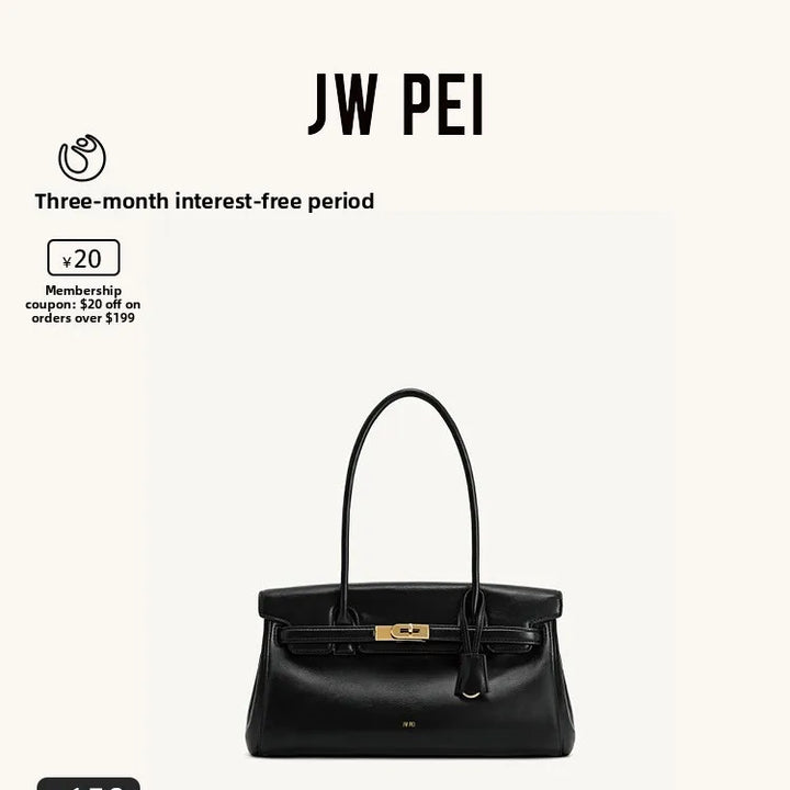 JW PEI 2025 nouveau Yara porte-documents pour femmes sac à main sous les bras simple épaule petit Design sac de mode en cuir synthétique souple