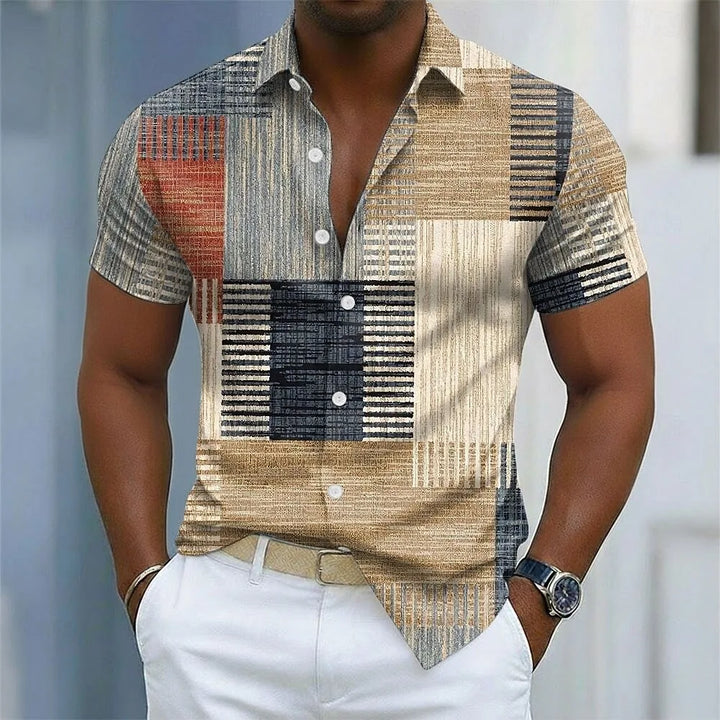Marcel™ | Chemise Colorée à Manches Courtes pour Homme