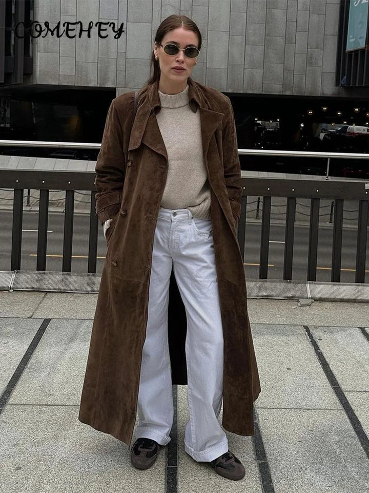 Manteau Long Élégant – Style Urbain Chic Intemporel