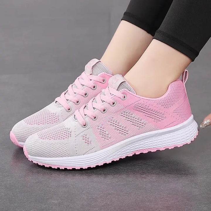 Chaussures de course légères pour femmes Sneakers Chaussures de sport confortables Jogging Tennis