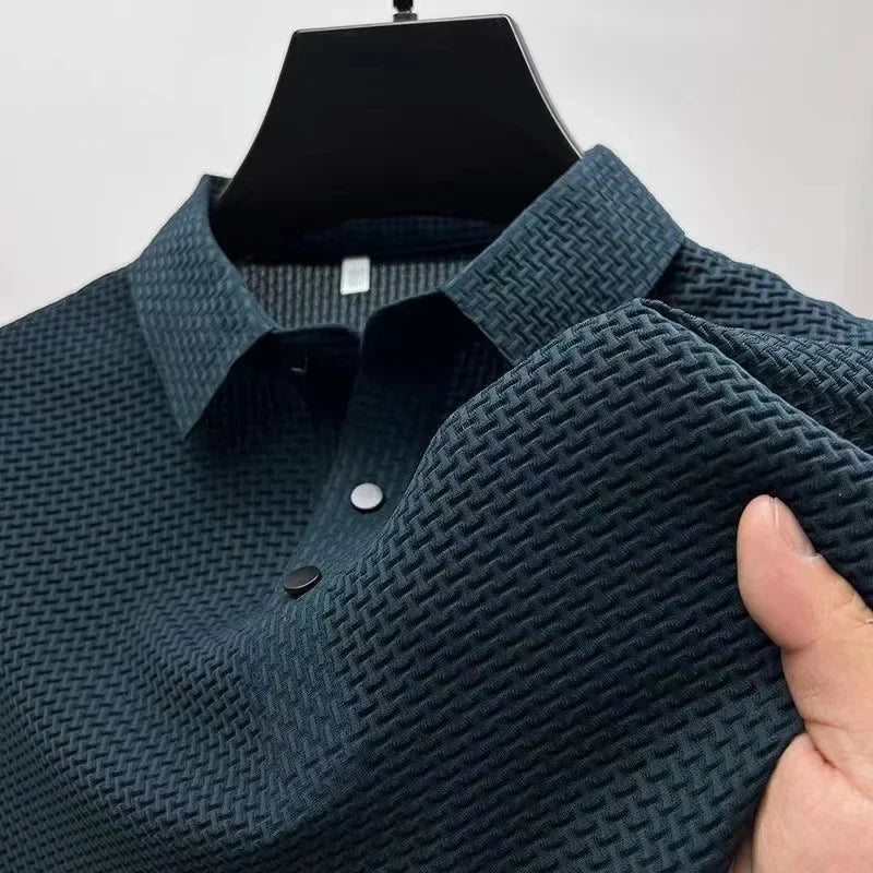 LAURENT MONACO | POLO TRICOTÉ À MANCHES COURTES POUR HOMMES