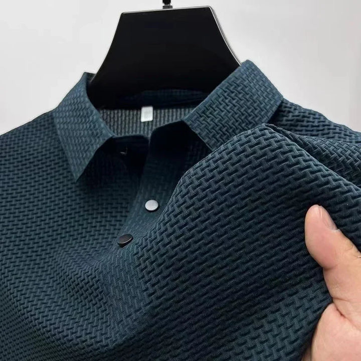 LAURENT MONACO | POLO TRICOTÉ À MANCHES COURTES POUR HOMMES