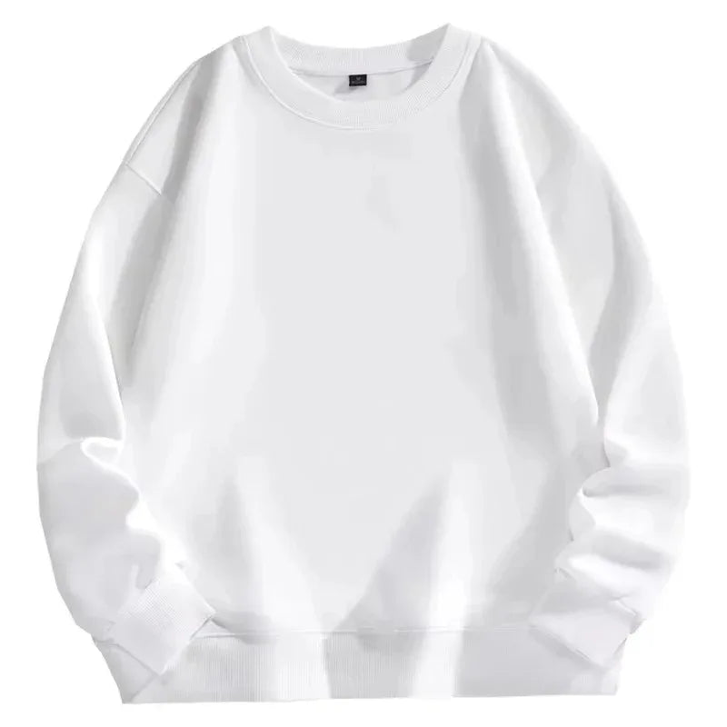 Sweat-shirt à manches longues pour hommes, grande taille, mode décontractée, automne et hiver, haut unisexe Simple et confortable, offre spéciale