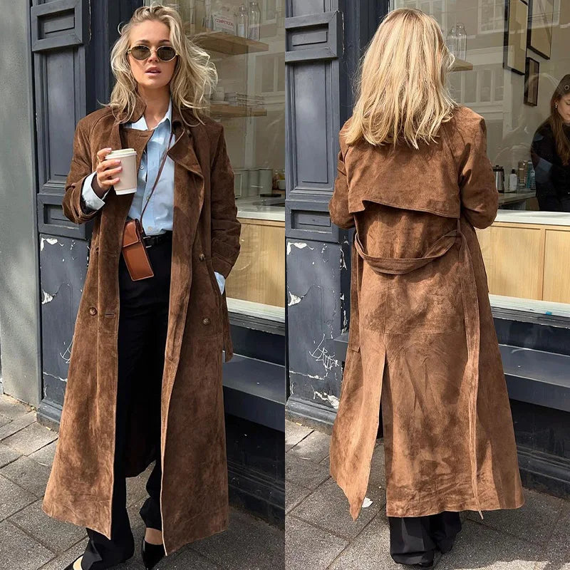 Manteau Long Élégant – Style Urbain Chic Intemporel