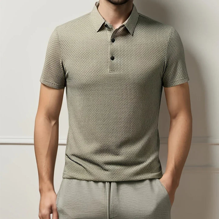 Éliot™ | Polo Texturé Homme — Léger, respirant, impeccable